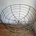 Antique Victorian Garden Plant Stand Wire Basket With Decorative Base
