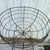 Antique Victorian Garden Plant Stand Wire Basket With Decorative Base