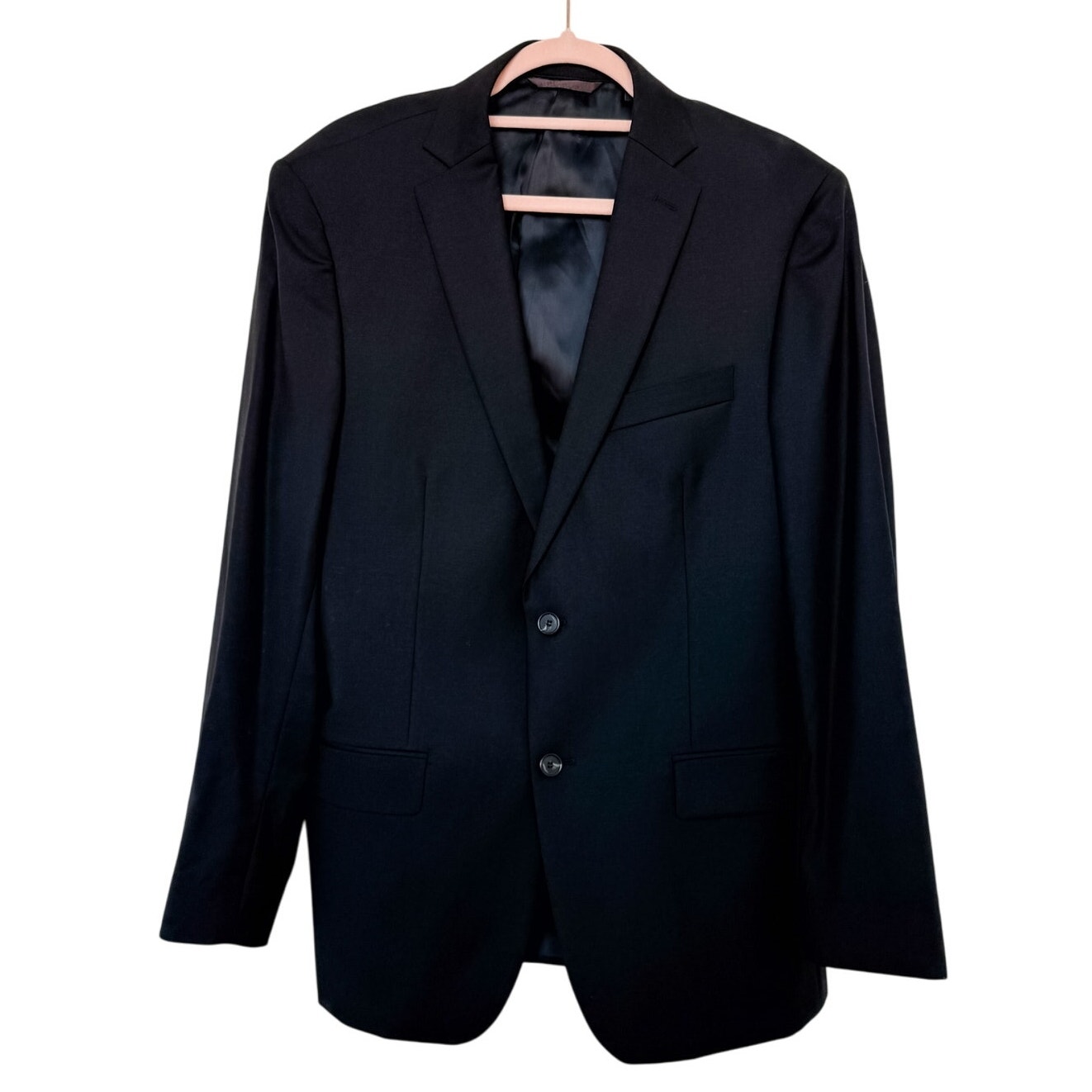 Michael Kors 100% Wool Men's Blazer Black Size 40R