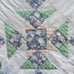 LL BEAN QUILT cotton FLOWERS 85 x 82 VINTAGE