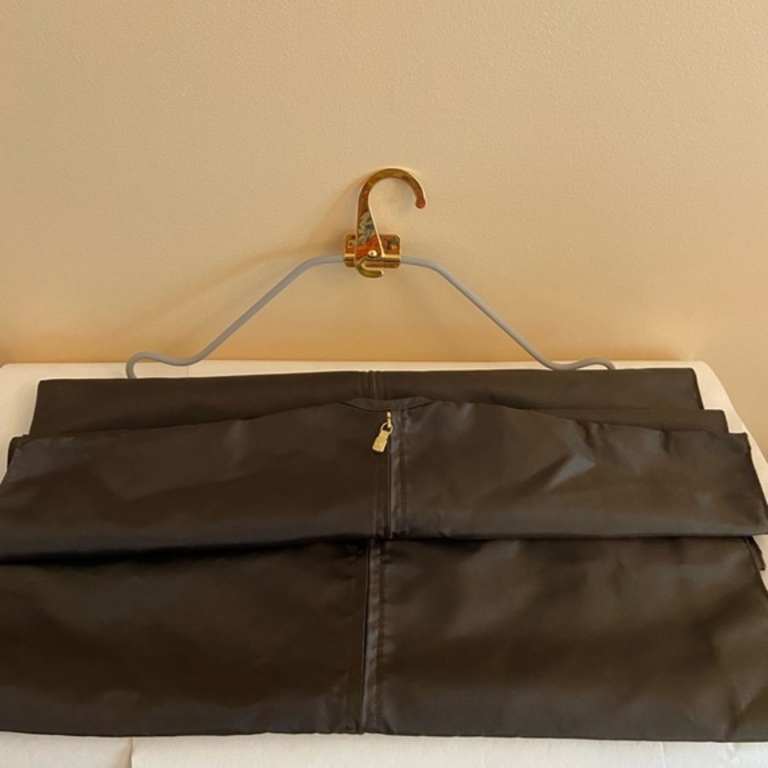 Authentic Louis Vuitton garment bag with hanger