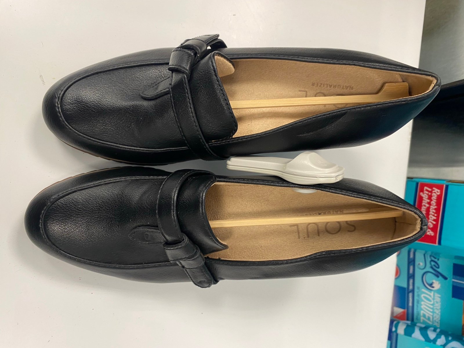 SOUL Naturalizer Womens Hila Black Snake Slip-on Size 10 US