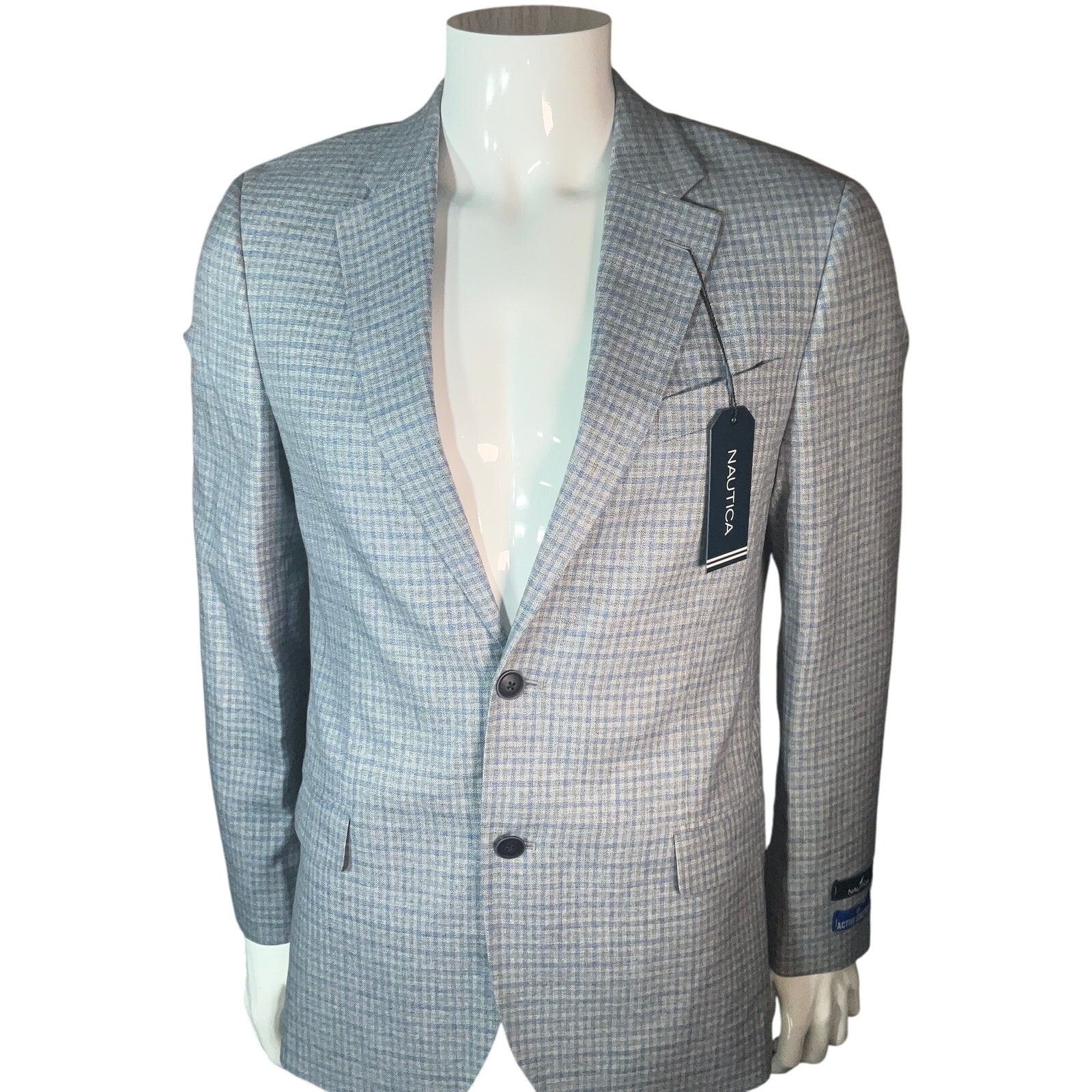 Nautica Men's Modern-Fit Sport Coats - Blue/grey 38R NWT