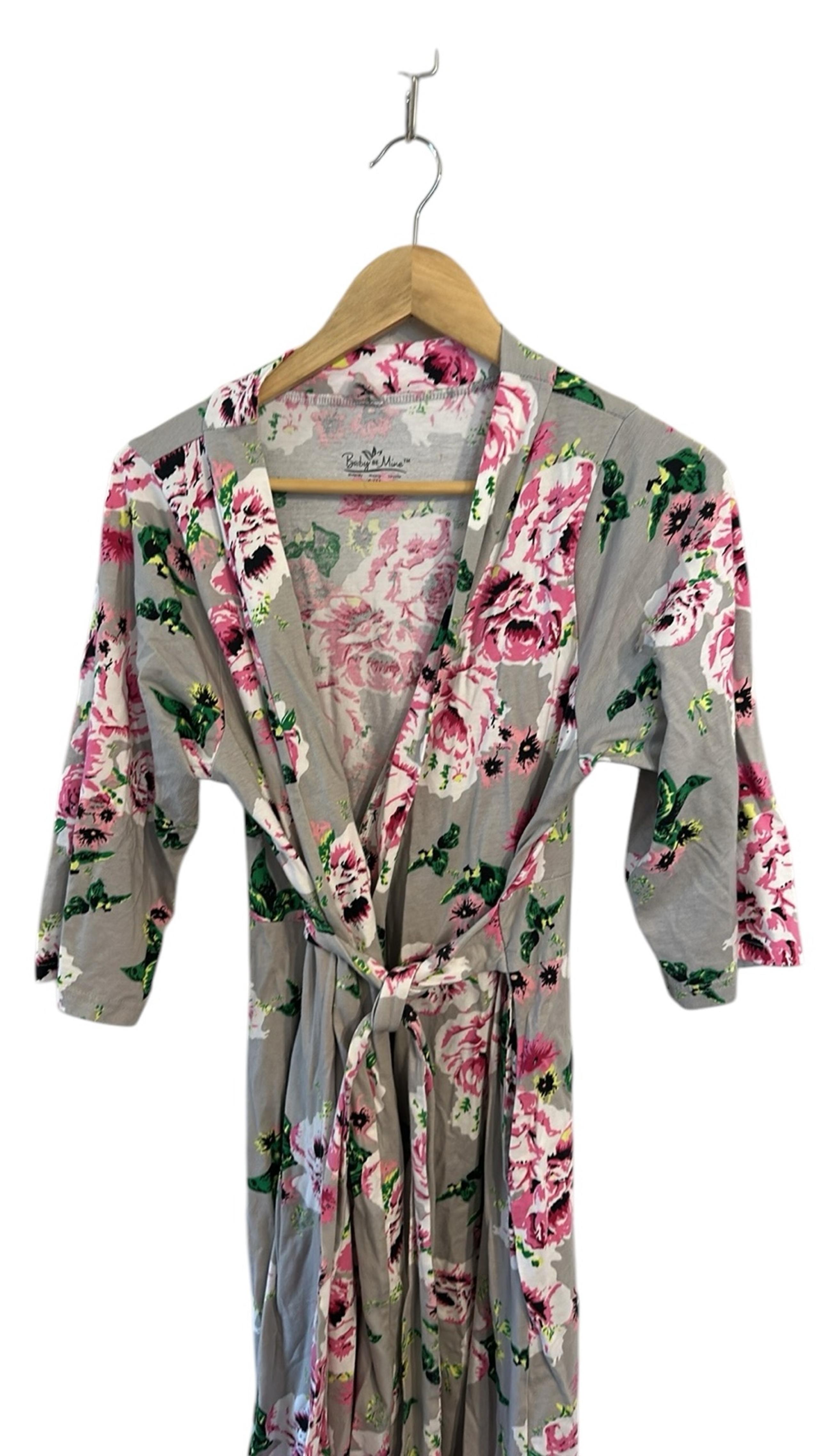 Baby Be Mine Maternity Nursing Robe S M