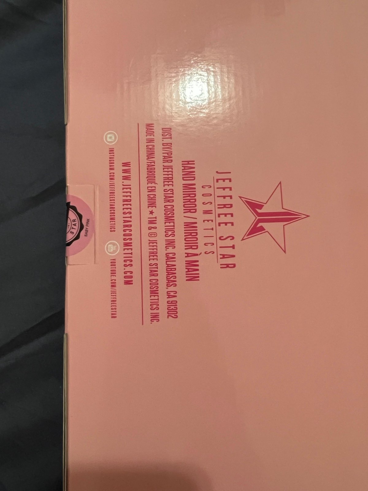 Jeffree Star Approved Baby Pink Mirror