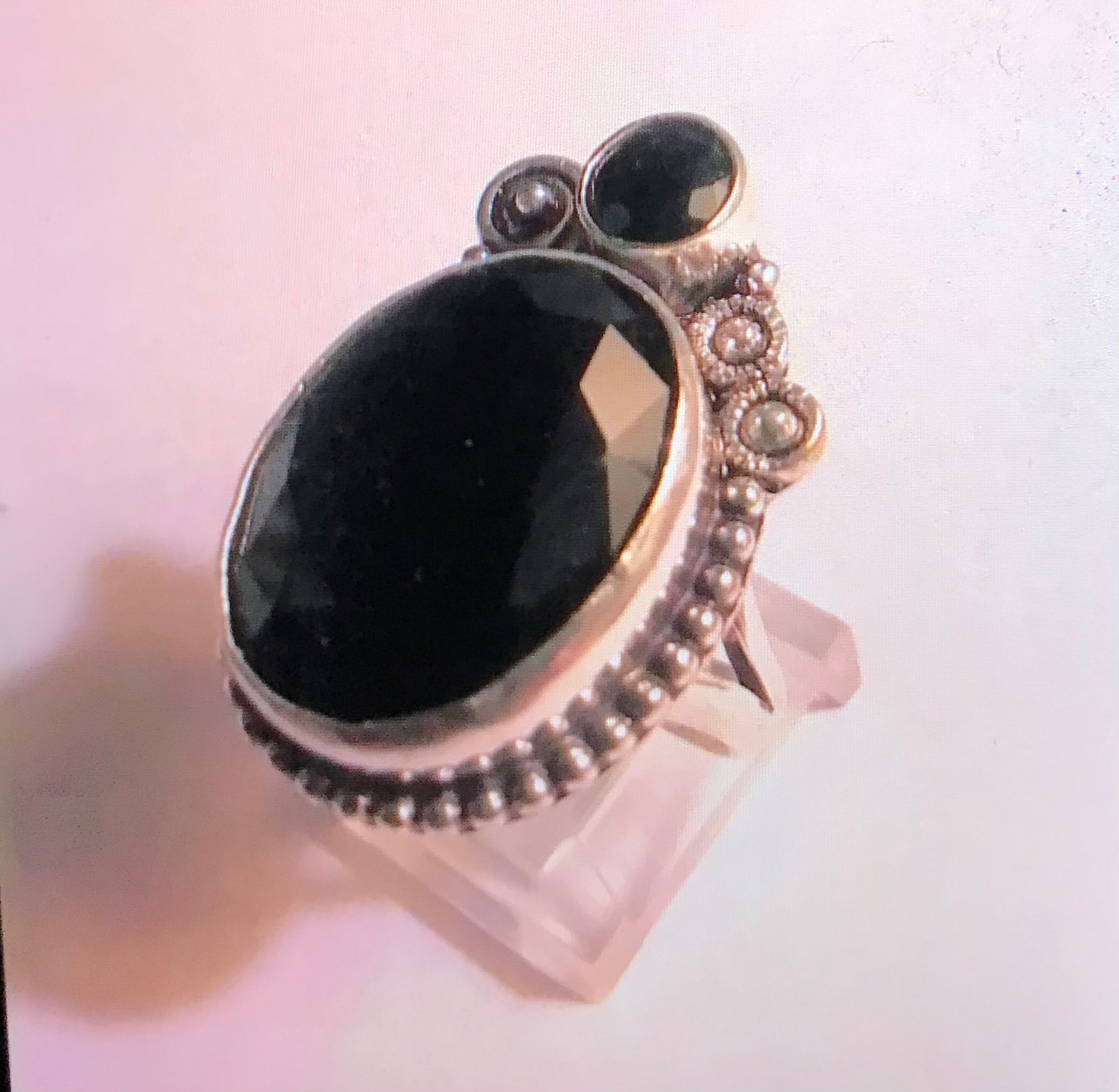 Black Onyx 925 Sterling Silver Ring