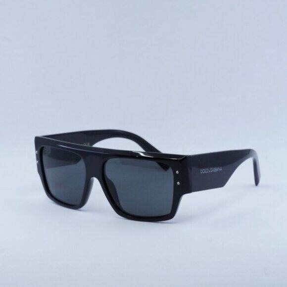 NEWEST DOLCE&GABBANA DG4459 501/87 BLACK DARK GREY SUNGLASSES