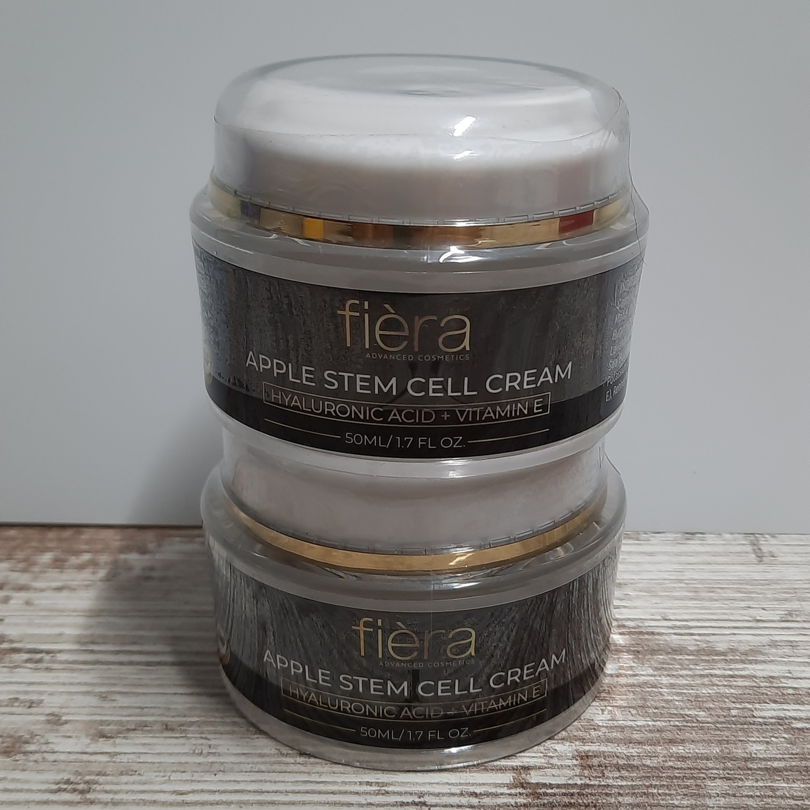 Fiera Apple Stem Cell Cream 2 Jars 50mL each EXPIRED 09/24 SEALED