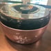 Vintage West Bend Aluminum BAKERY BIN Storage -Copper W/chrome lid USA EUC 1950