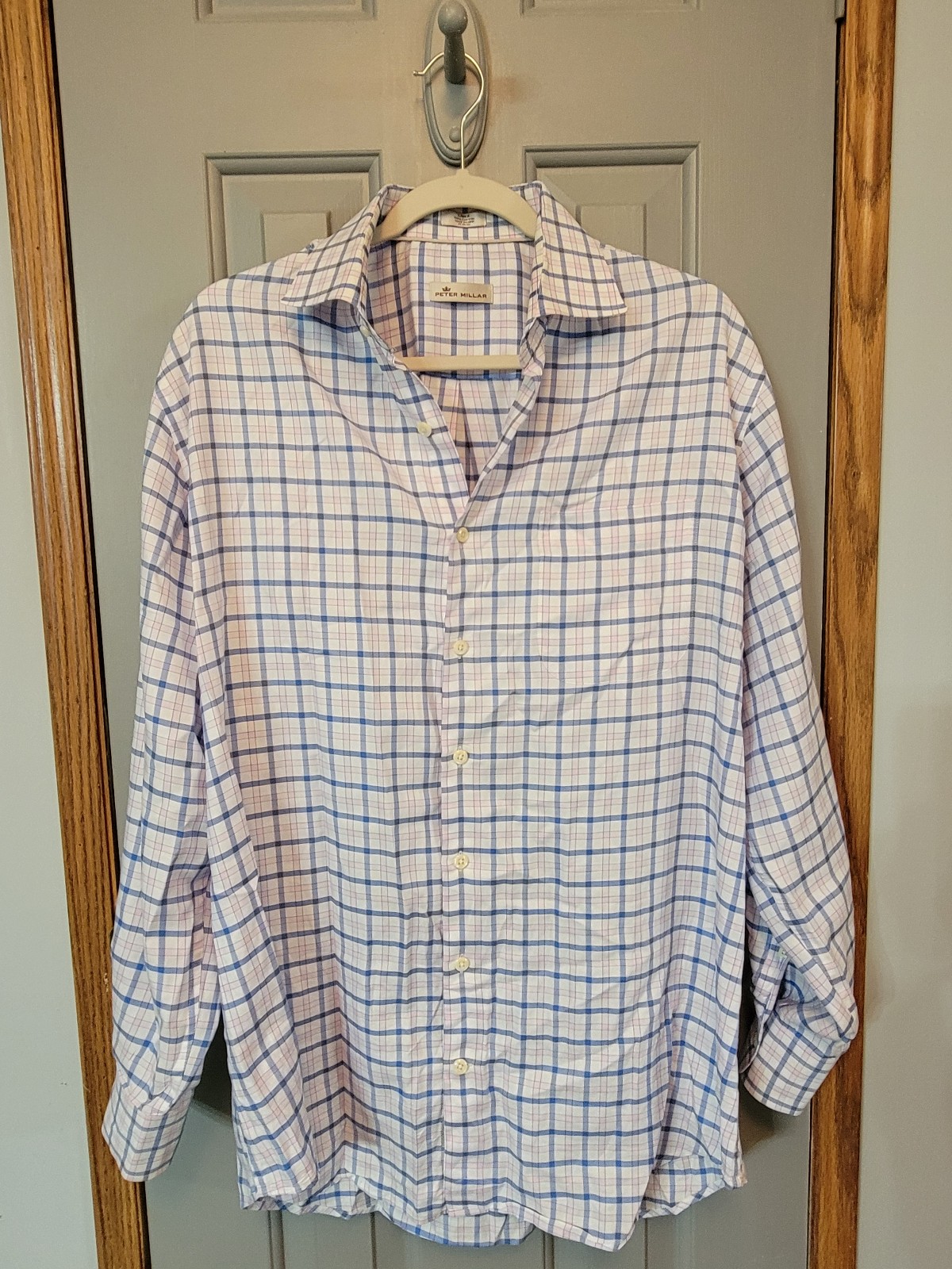Peter Millar Long Sleeve Button Front Shirt