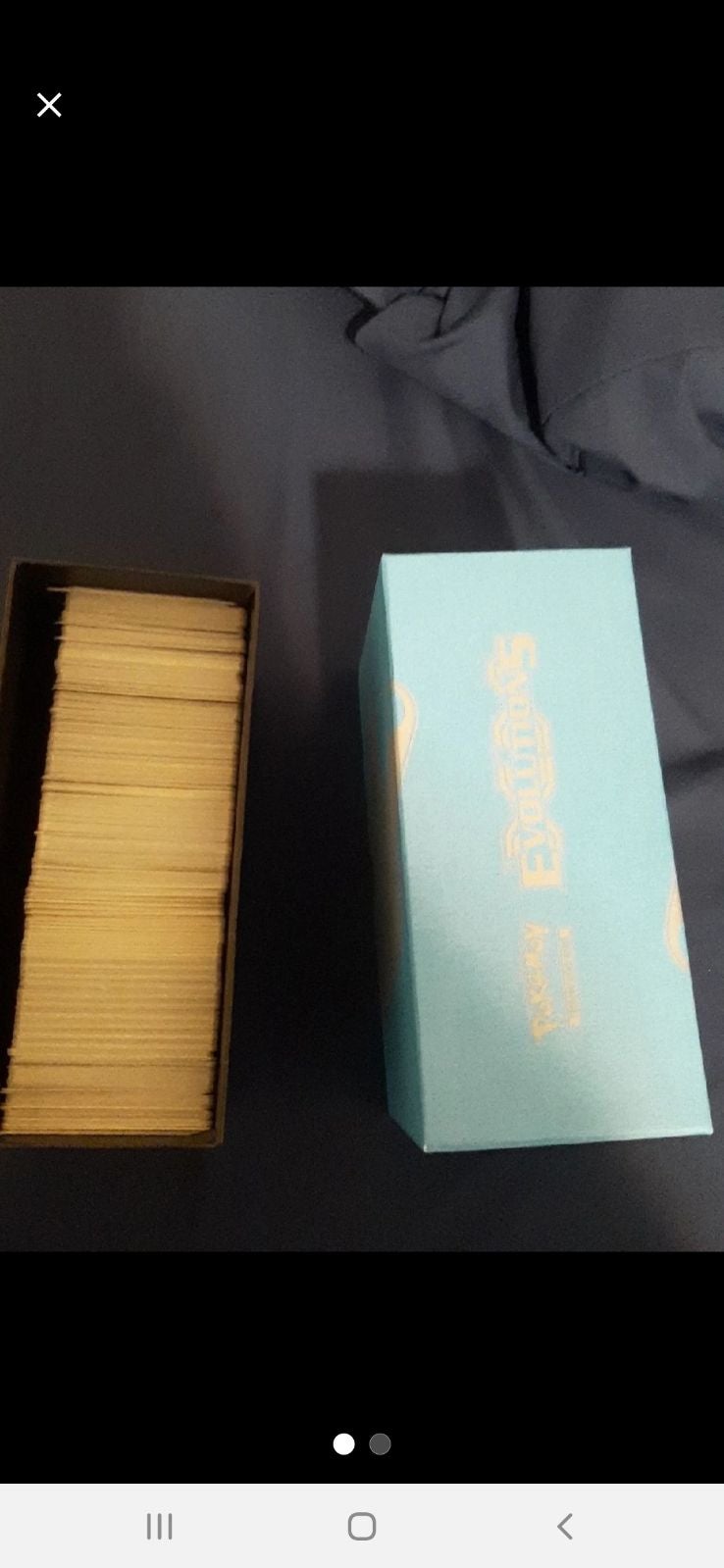 Pokemon etb full of cards and 380 bulk c