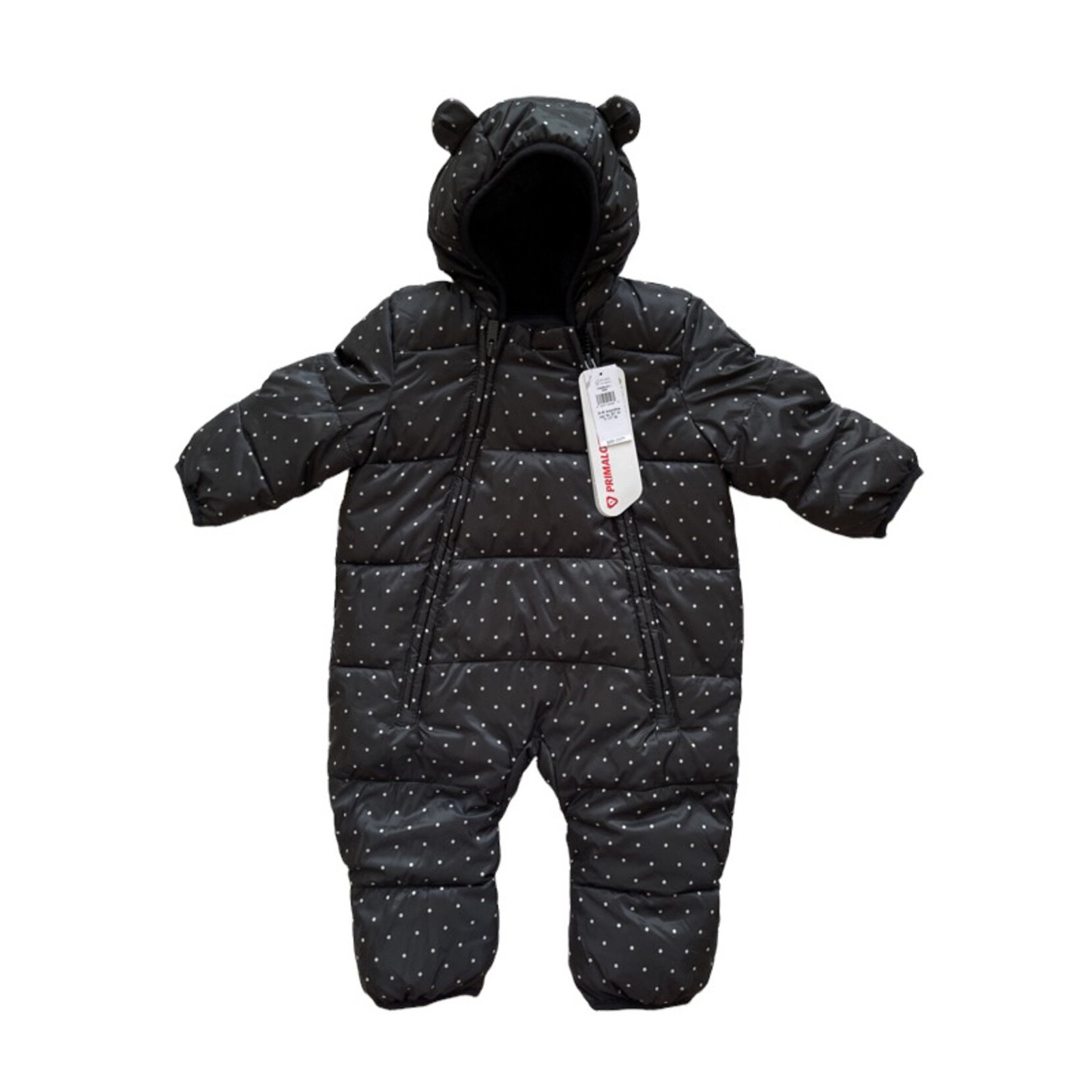 NWT Gap Black Polka Dot Puffer Bunting Size 0-6m