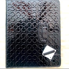 Coach Signature Patent Leather Tablet Case