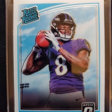 RATED ROOKIE CARD LAMAR JACKSON!