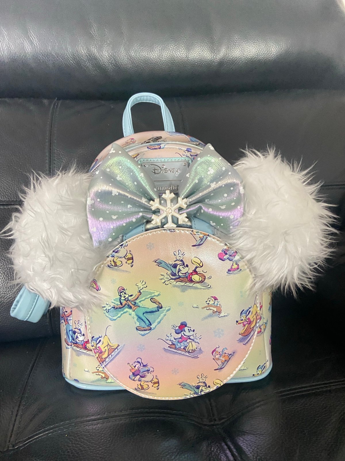 Mickey & Friends Winter Wonderland Mini Backpack With Ear Headband