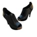 Vince Camuto Pernot Peep Toe Black Ankle Bootie size 5