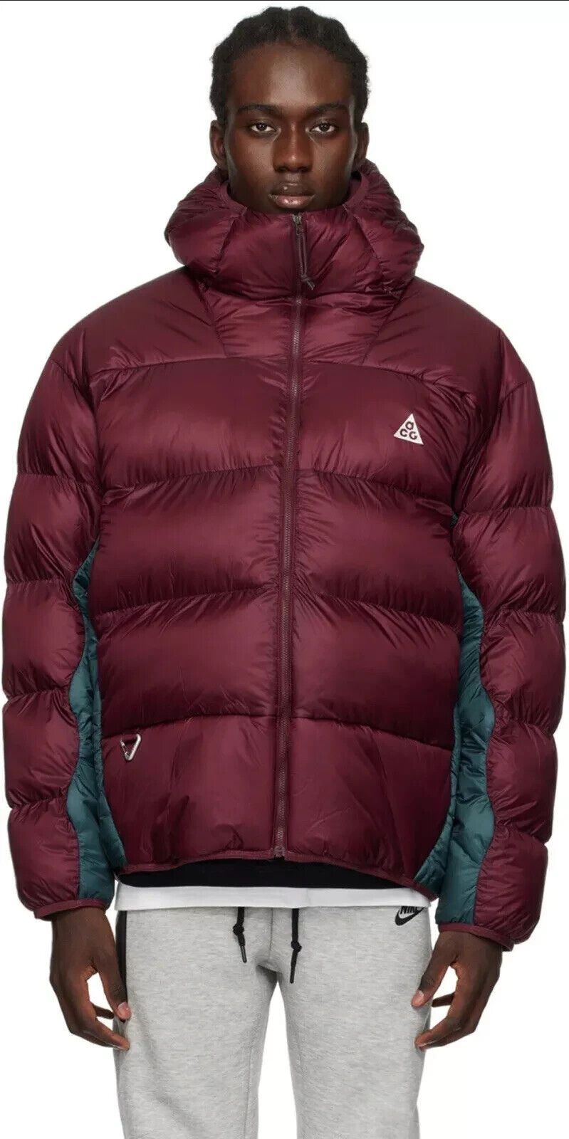 Nike Therma-Fit ACG Lunar Lake Puffer Jacket Night Maroon DH3070-681 Size Small
