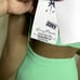 Kenny Flowers Dress Size XS Stretchy Island Mint To Be Bodycon Green Maui Cutout