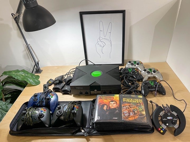 Microsoft Xbox Original System Black Console