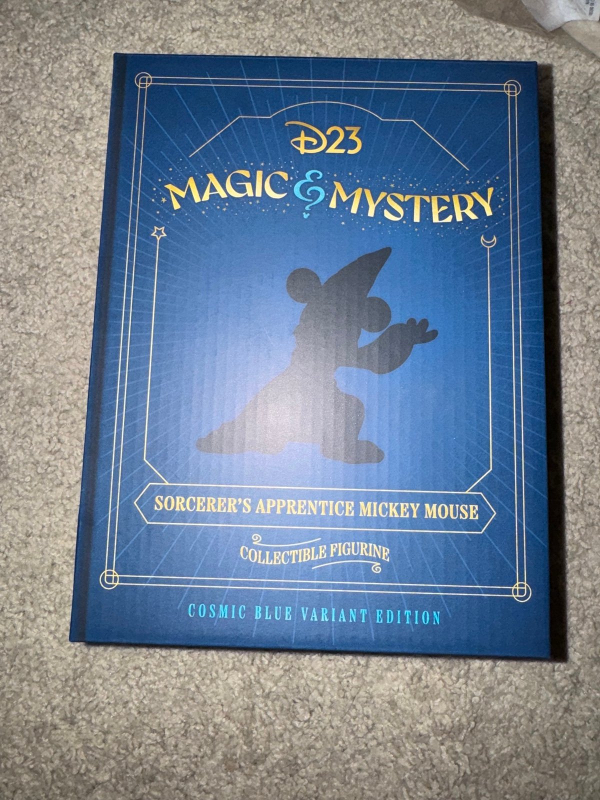 Disney D23 15th Sorcerer Mickey Variant Blue Magic & Mystery Figure Event Gift