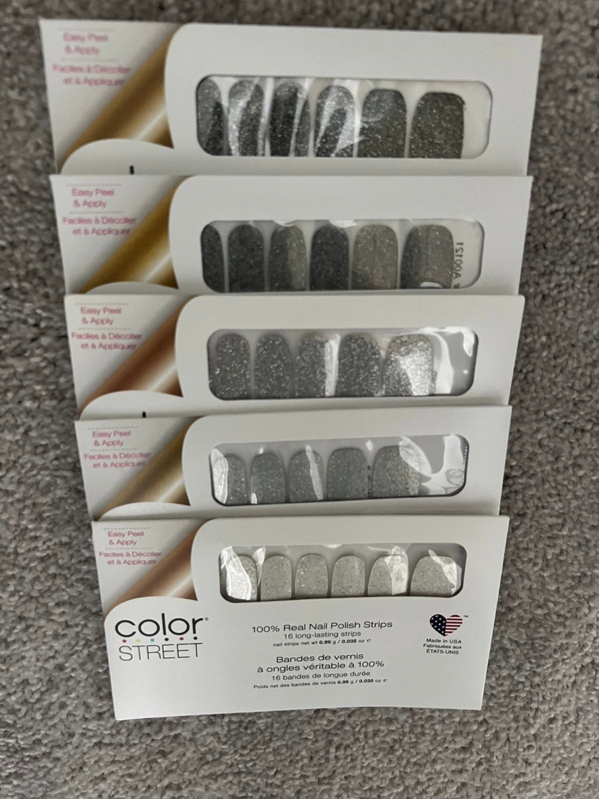 Color Street Retired silver bundle