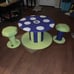 Custom Made Fairy Mushroom Table & Stool