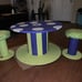 Custom Made Fairy Mushroom Table & Stool