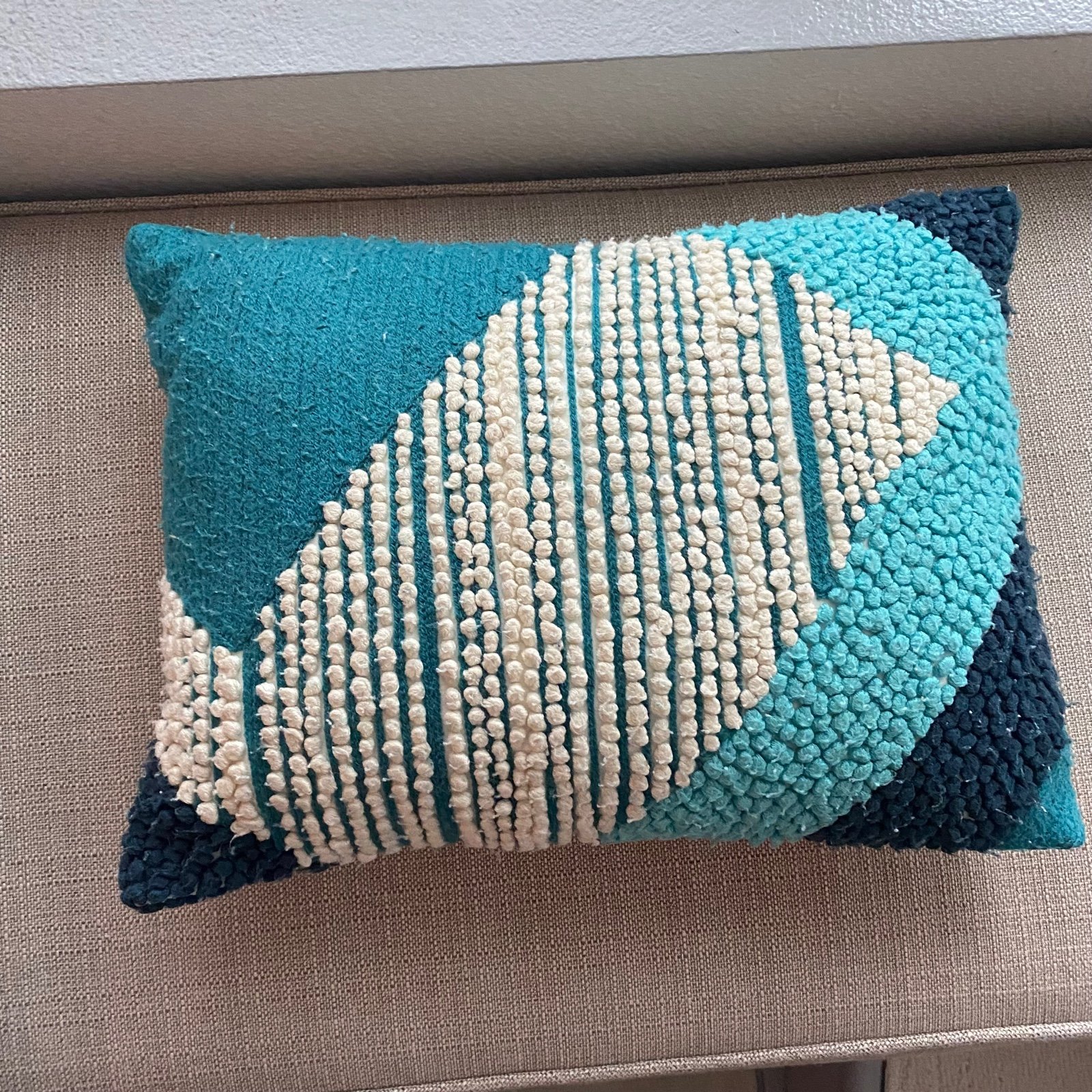 West Elm pillows multi-textured pillows sold as set of 2