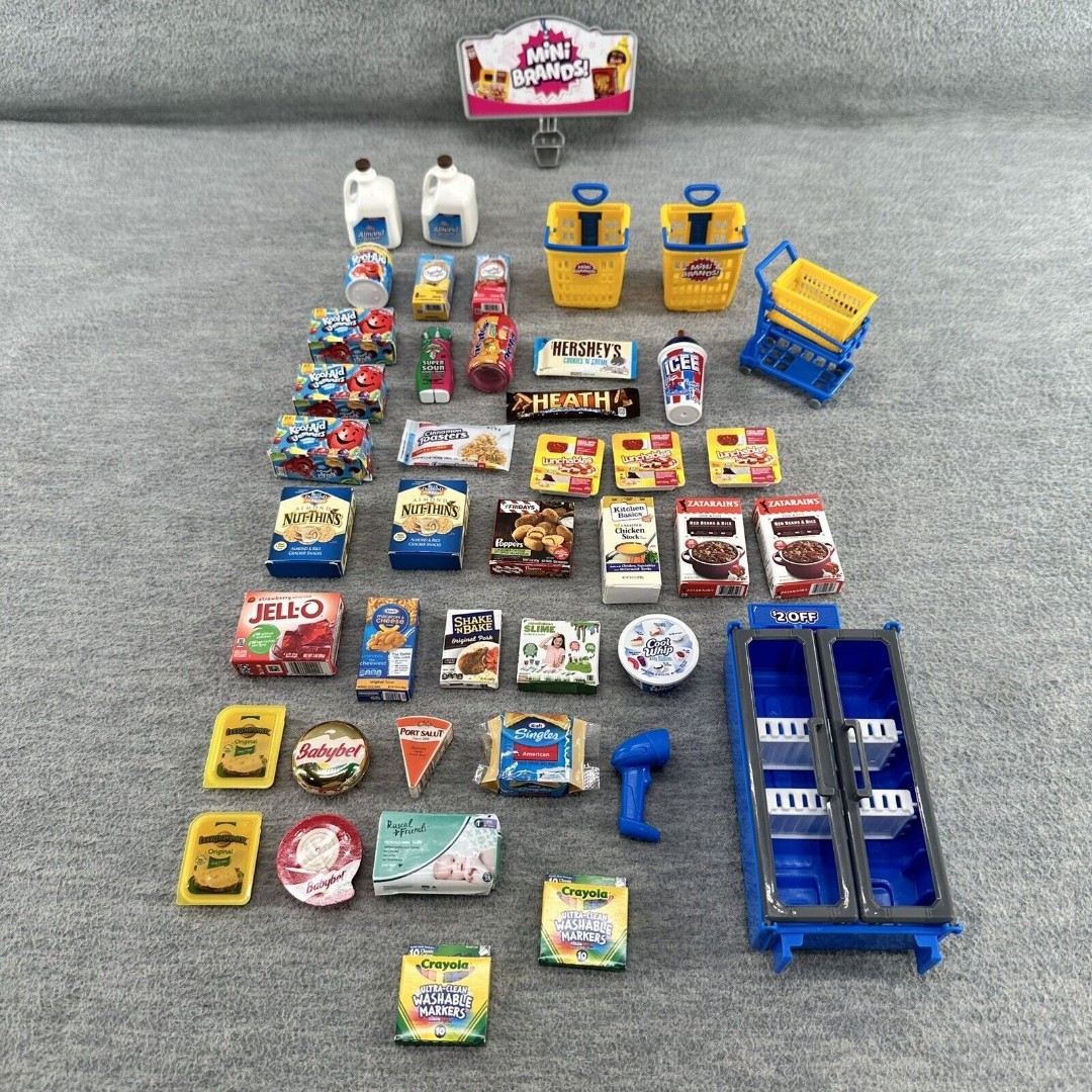 ZURU- Mini Brand Toy lot of 43 Variety Toys ( D1 )