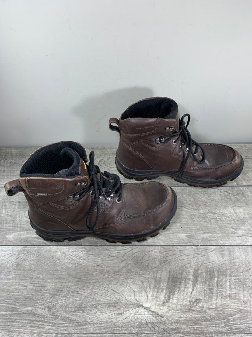 Keen Nopo 1009250 Waterproof Keen Dry Mens Hiking Work Leather Shoes Boots 10.5