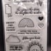 Set of 9 Fiskars Clear Stamps