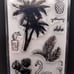Set of 9 Fiskars Clear Stamps