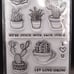 Set of 9 Fiskars Clear Stamps