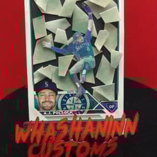 AJ Pollock shattering 1/1 custom handcrafted card
