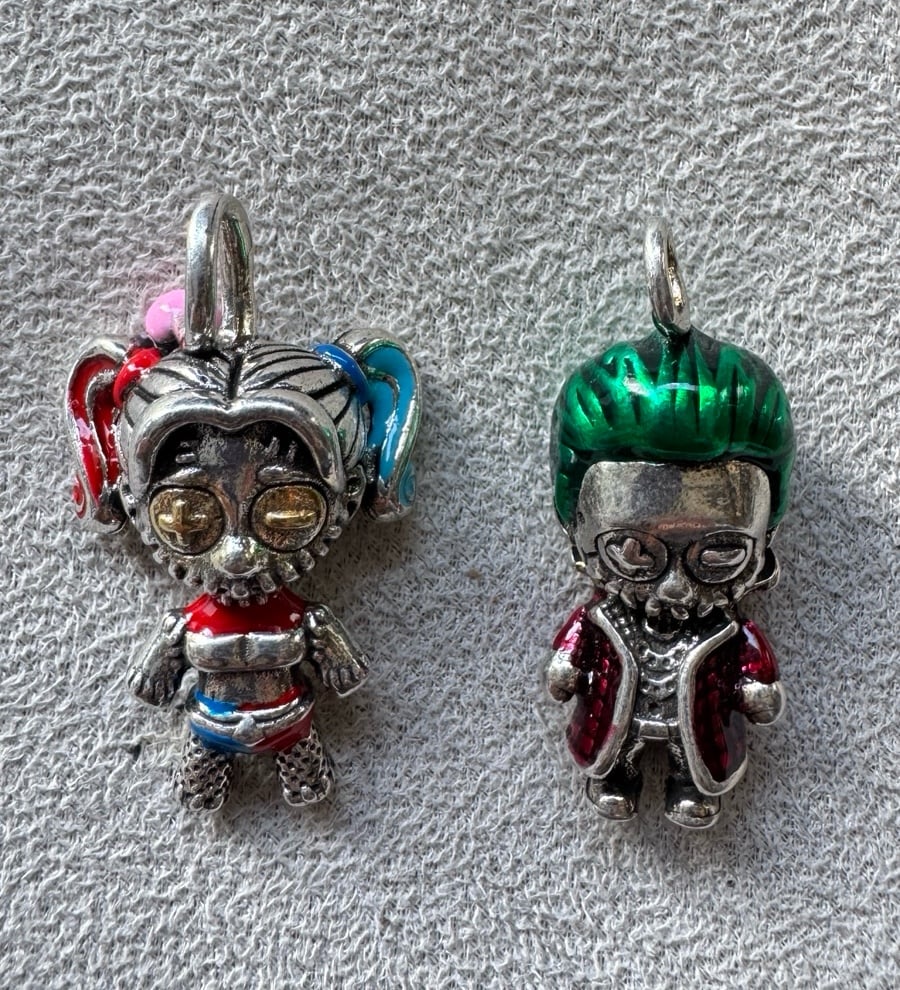 The Clown couple pendants