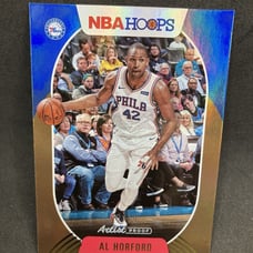 2020-21 Panini NBA Hoops - Gold Artist Proof #88 Al Horford /10 76ers Celtics