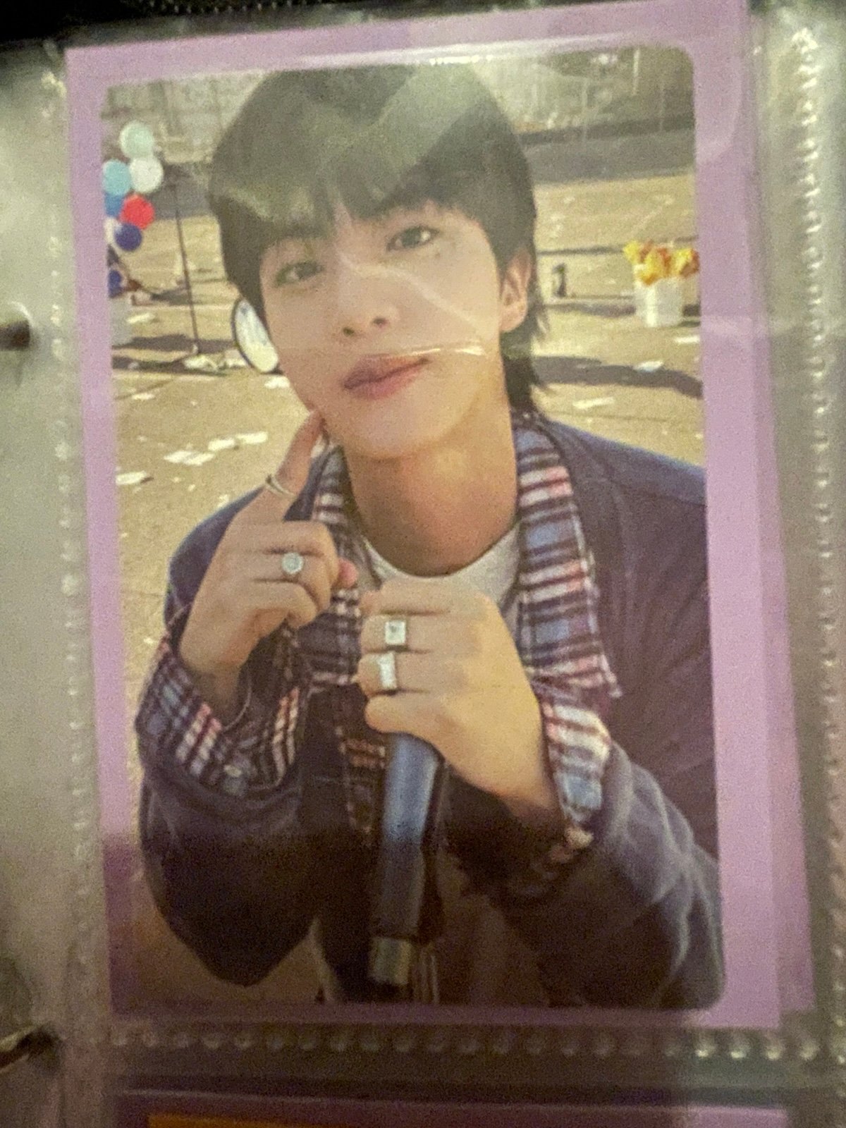 Jin special gift photocard