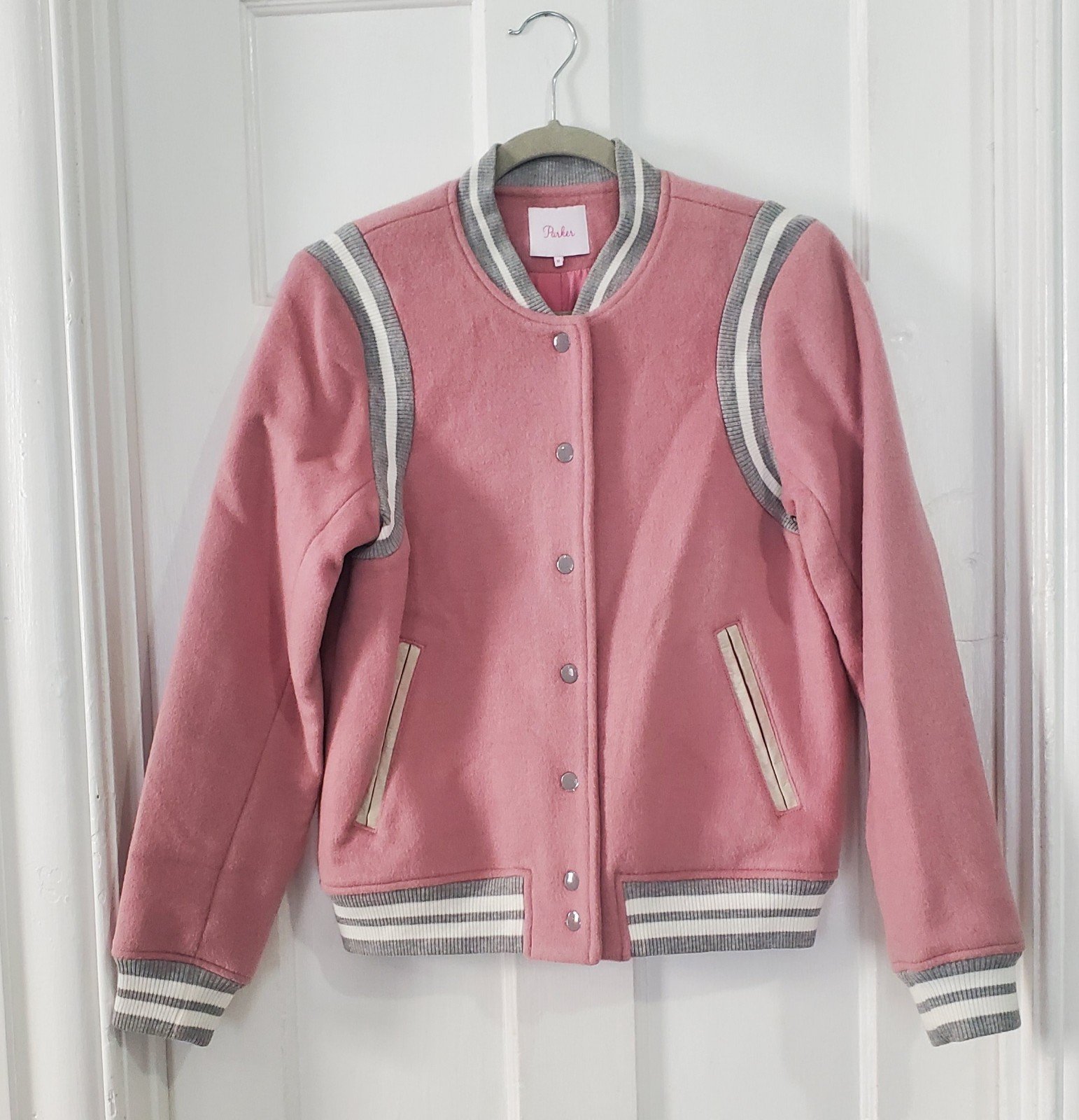 PARKER Varsity Letterman Style Jacket Size: M