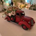 Sola Wood Flower Red Pickup Truck