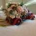 Sola Wood Flower Red Pickup Truck