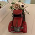 Sola Wood Flower Red Pickup Truck
