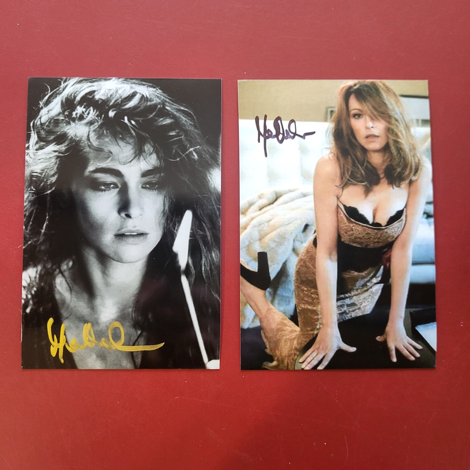 2 Joanna Pacula The Kiss Tombstone Hand Signed 4x6 Autograph Photos