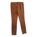 Anthropologie Womens Faux Suede Zip Ankle Pull On Pants Leggings Brown Size 28