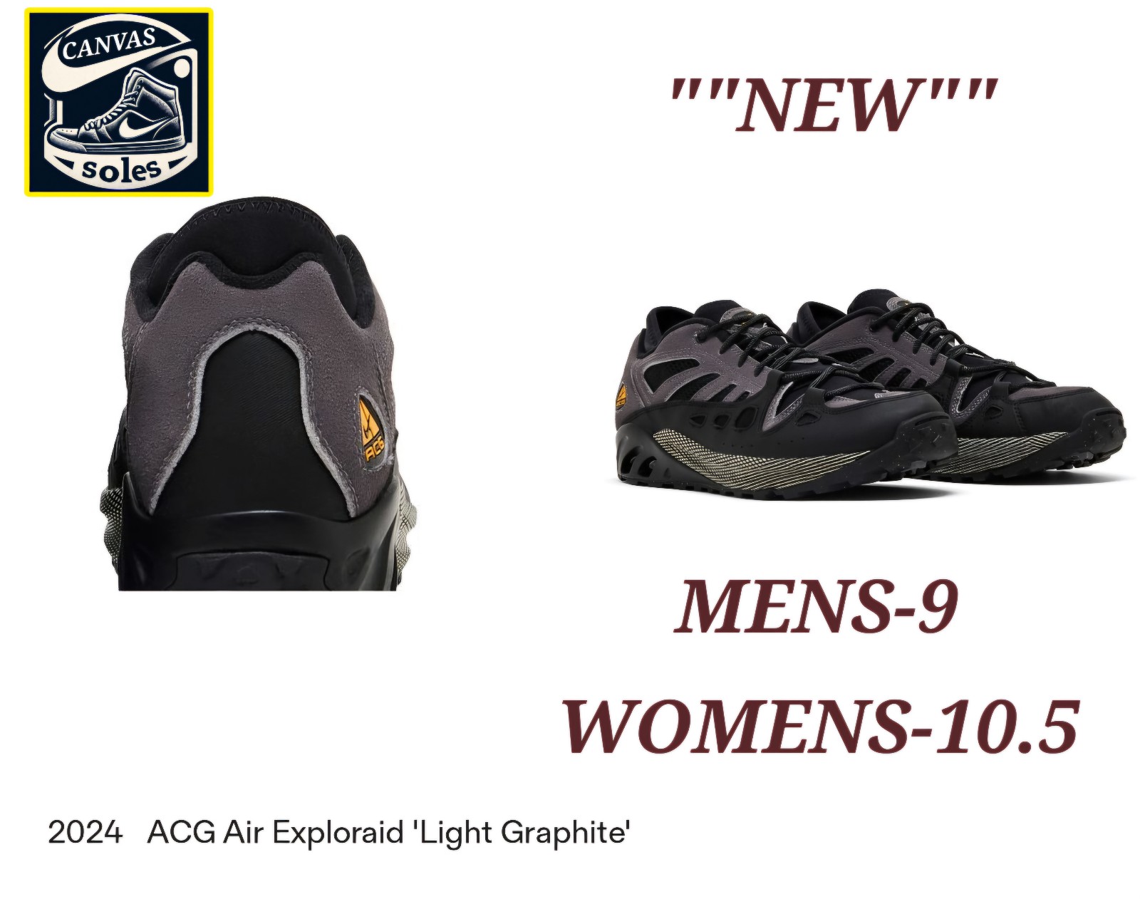 [M-9] Nike ACG Air Exploraid 'Light Graphite'
