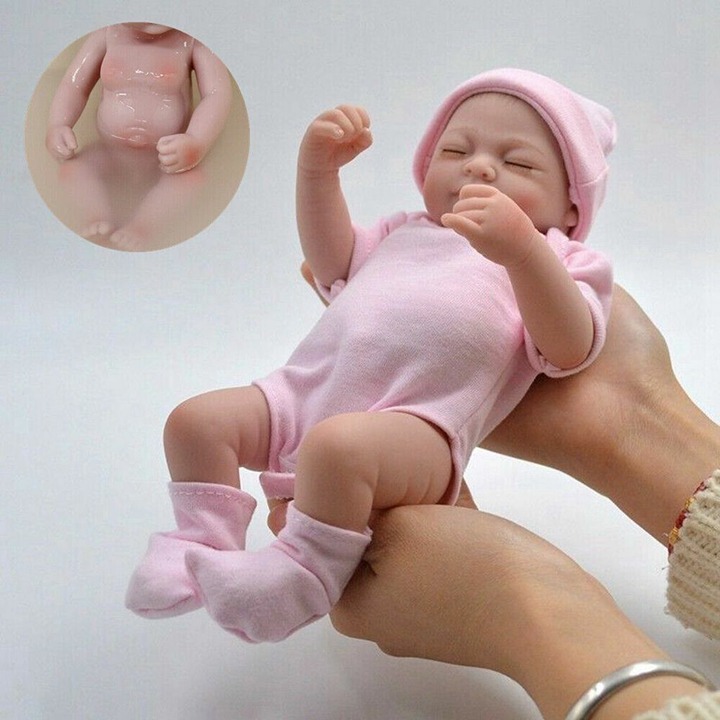 11'' Lifelike Reborn Baby Dolls Full Vinyl Silicone Realistic Doll