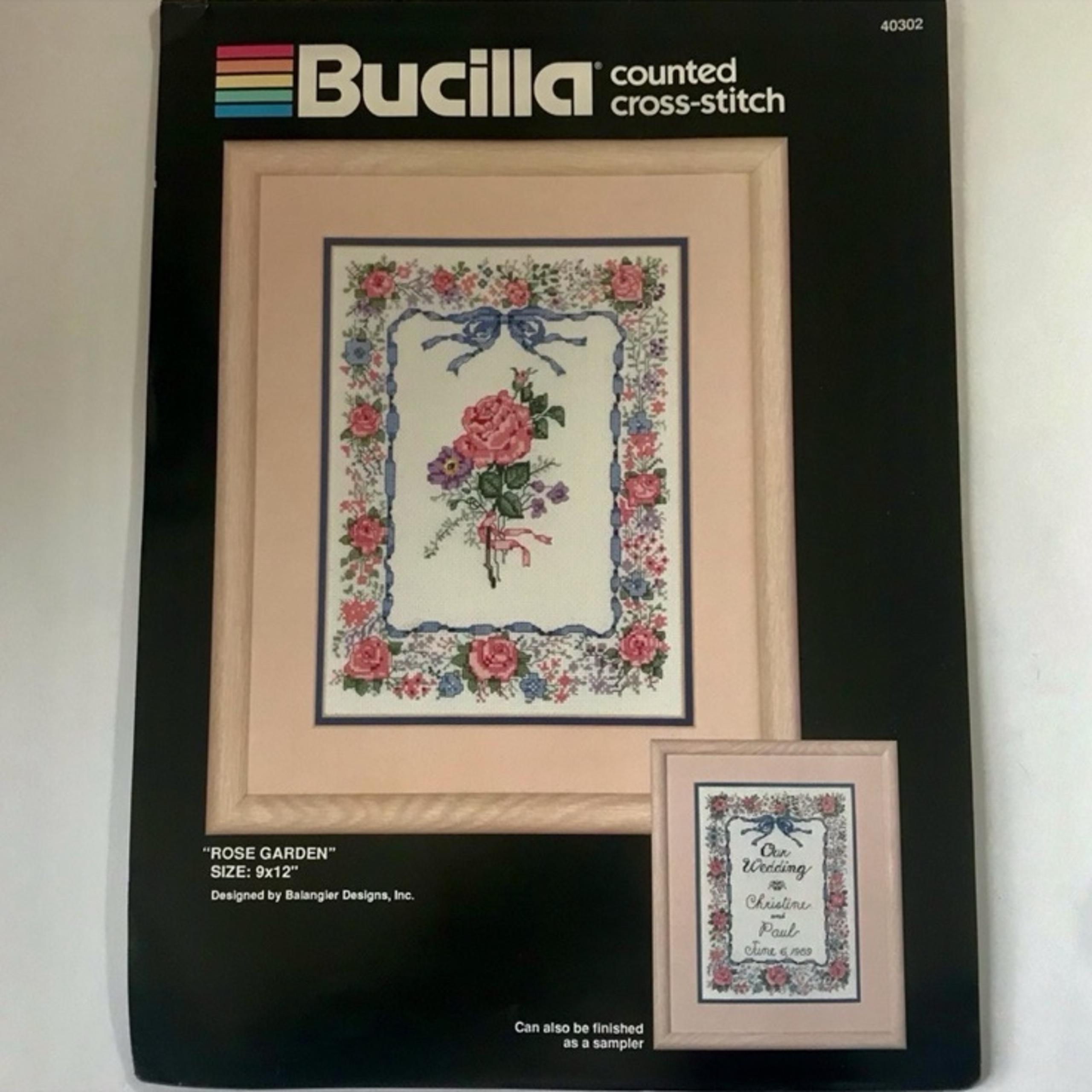 Bucilla Counted Cross Stitch No. 40302 Rose Garden by Balangier Designs Inc