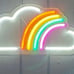 Neon Cloud and Rainbow light