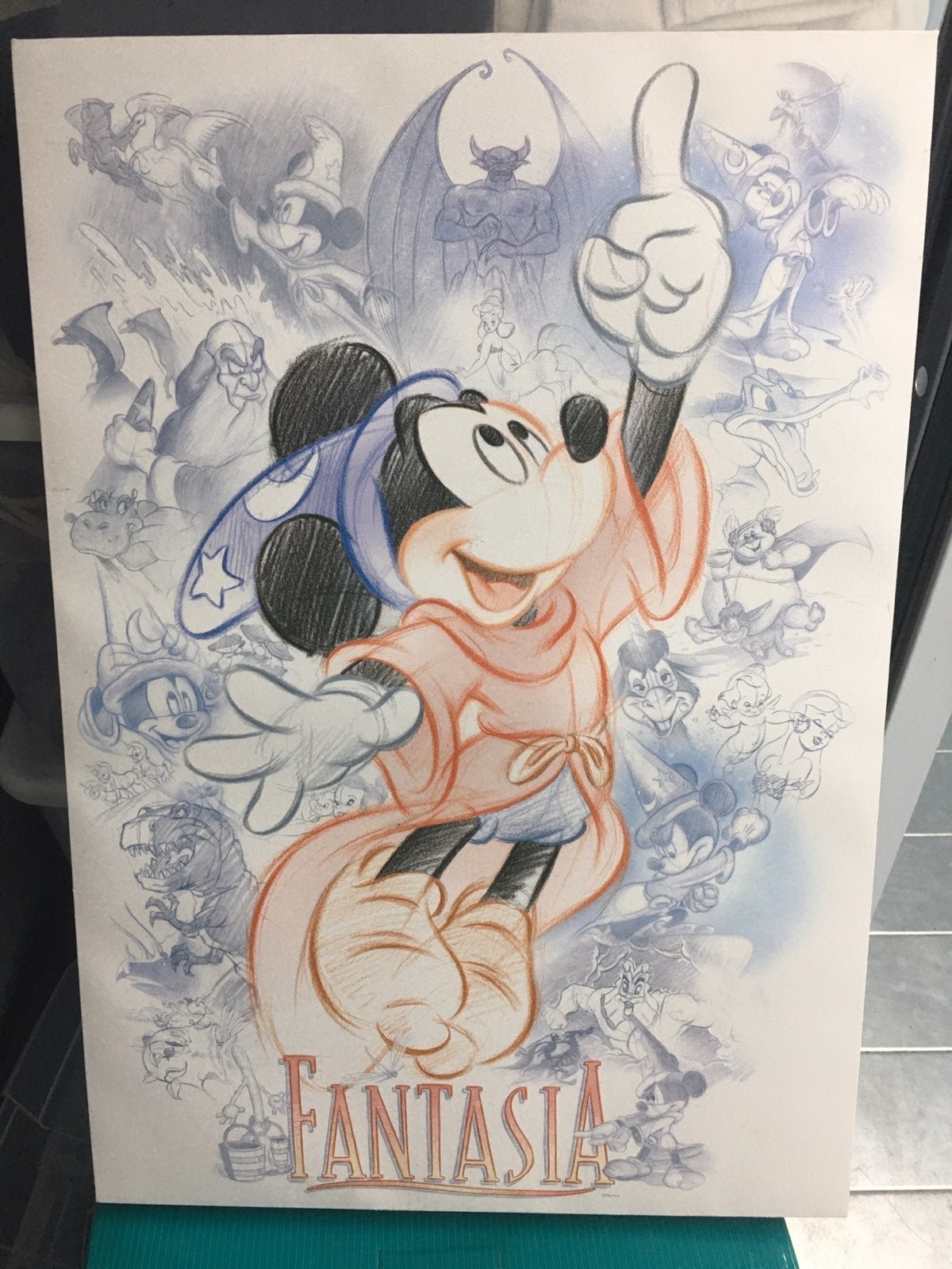 Disney Mickey Mouse Fantasia Canvas Print