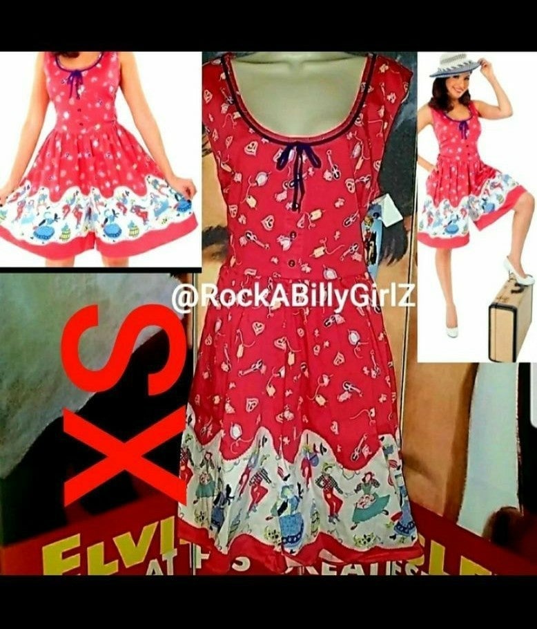 Tatyana Hoedown Vintage Country Western Fiddle Cowboy Dancers Romper Culottes