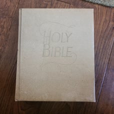 Vintage Large Holy Bible copyright 1966